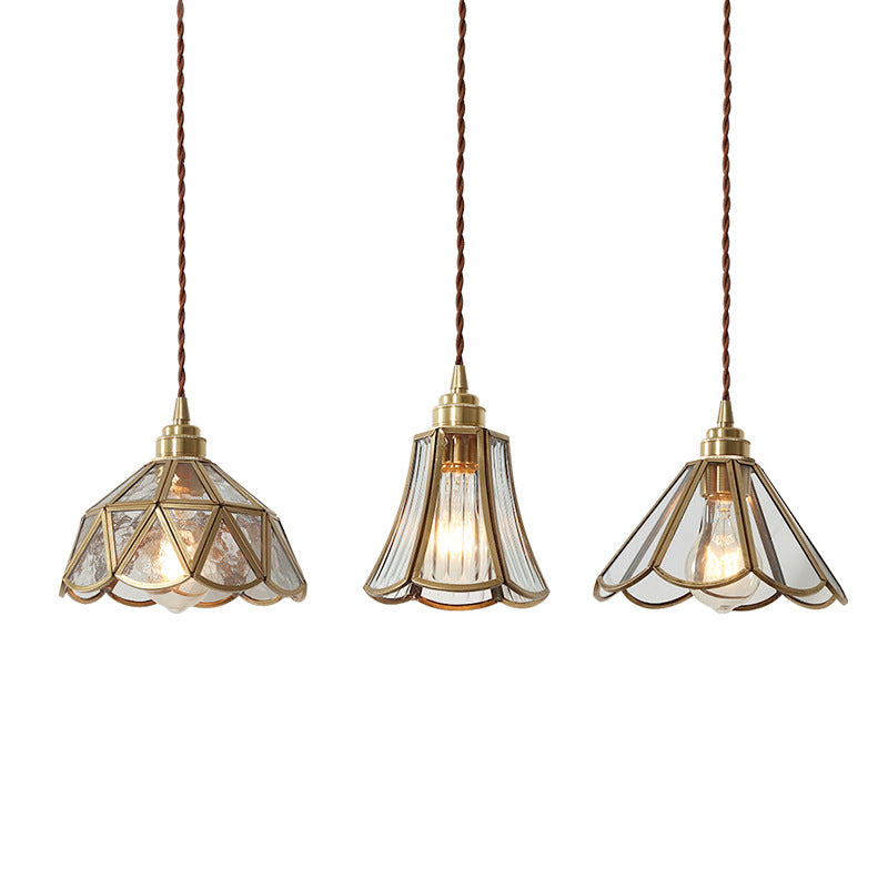 Vintage Glass Pendant Lamp | Elegant Lighting for Dining and Living Spaces 5