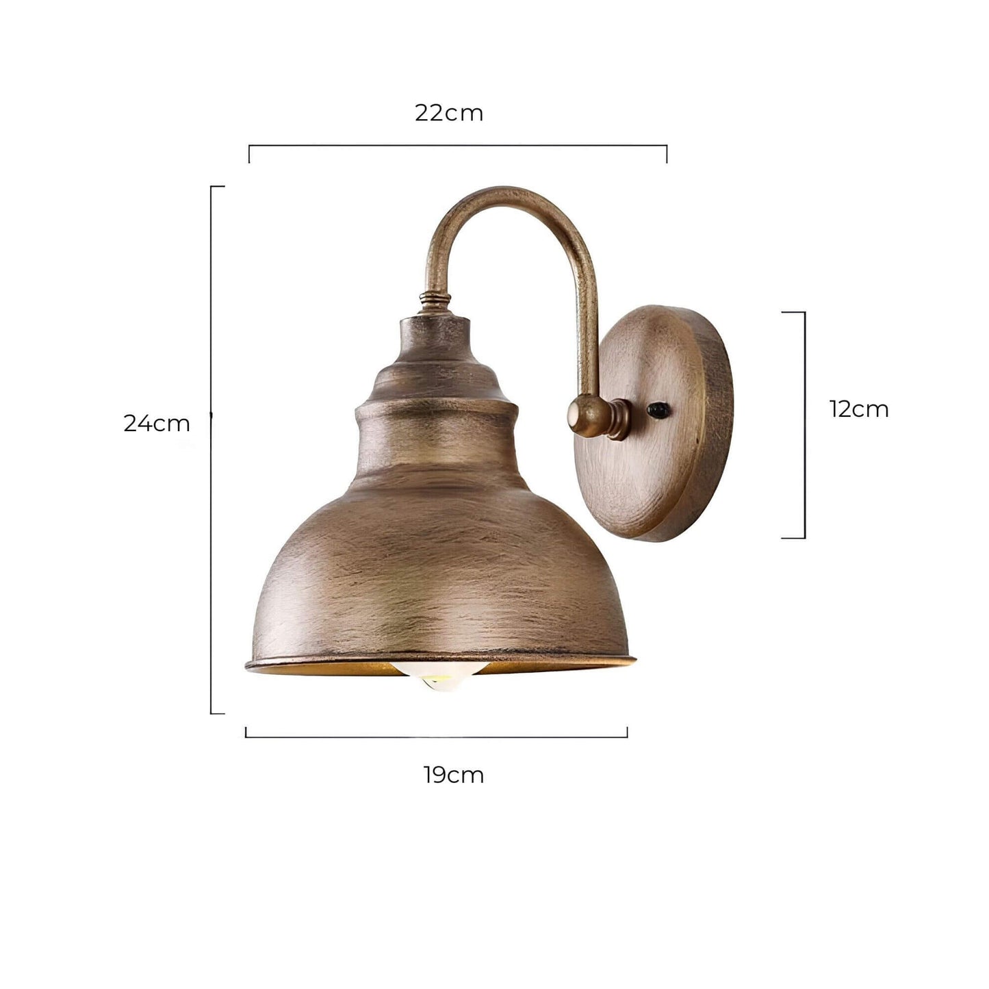 Vintage Outdoor Wall Lantern | Weather-Resistant Design for Patios 6