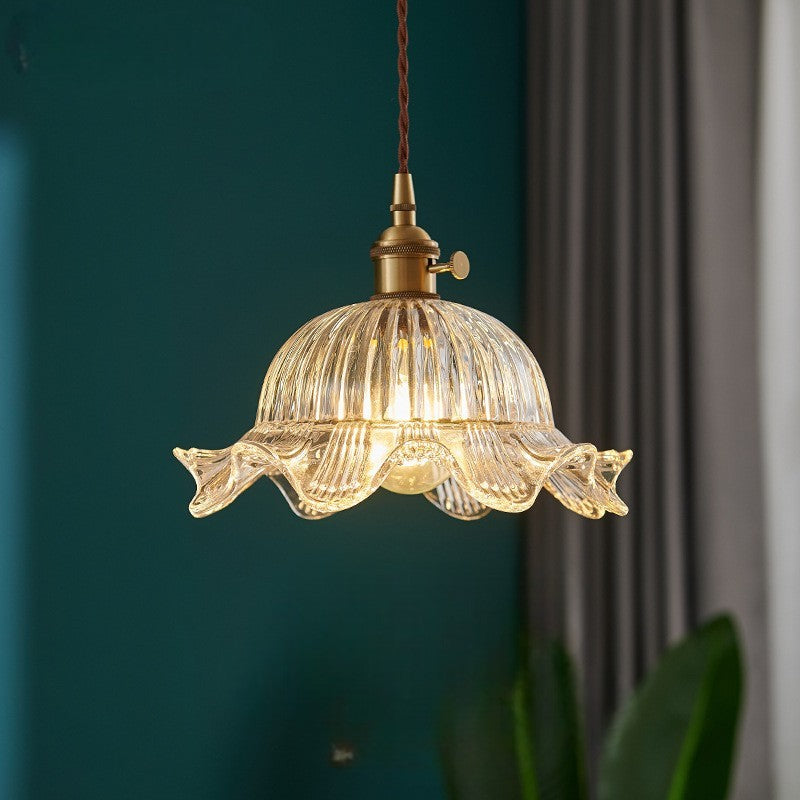 Vintage Pendant Lighting | Scandinavian Bamboo Shade for Kitchen Island 1