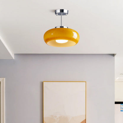 Vintage Round Glass Ceiling Light Fixture | Timeless Design with Modern Craftsmanship 10