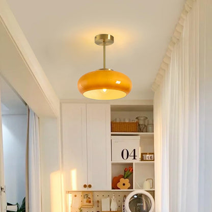 Vintage Round Glass Ceiling Light Fixture | Timeless Design with Modern Craftsmanship 5