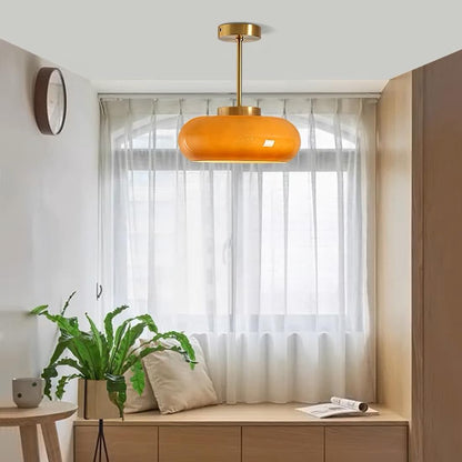 Vintage Round Glass Ceiling Light Fixture | Timeless Design with Modern Craftsmanship 6
