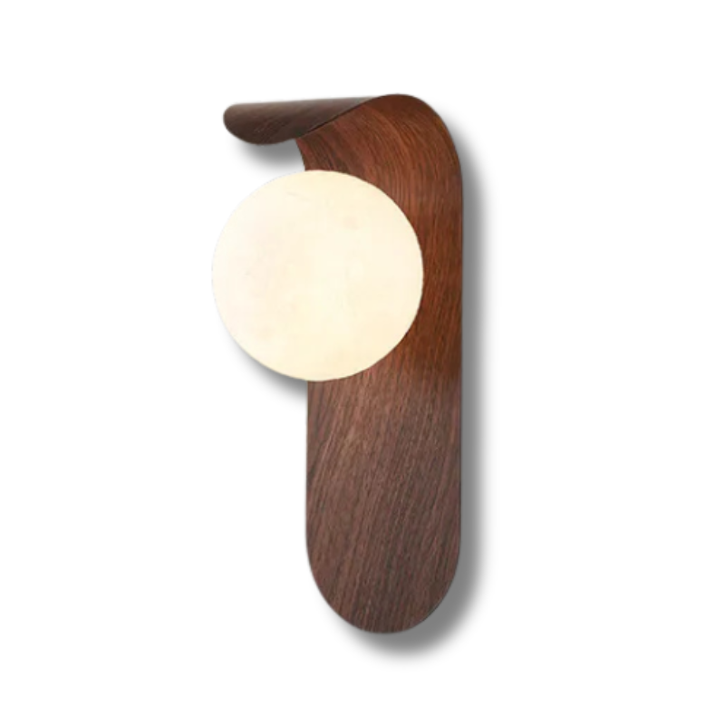 Wall Lamp | Chic Walnut Design with Energy Efficient LED 0