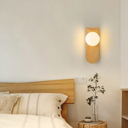 Wall Lamp | Chic Walnut Design with Energy Efficient LED 4