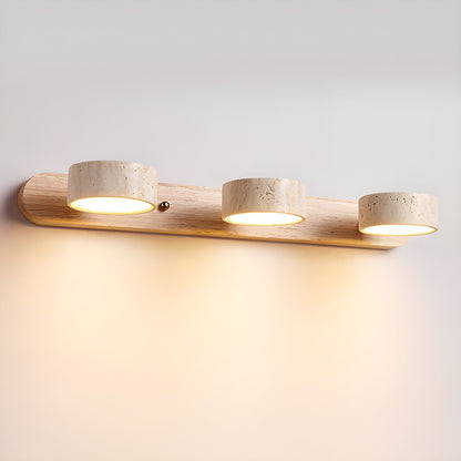 Wall Lamp | Elegant Travertine Design with Integrated LED Lighting 13