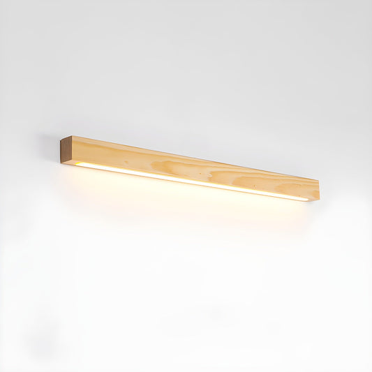 Wall Light Sconce | Dimmable LED Pine Wood Design for Hallways 1