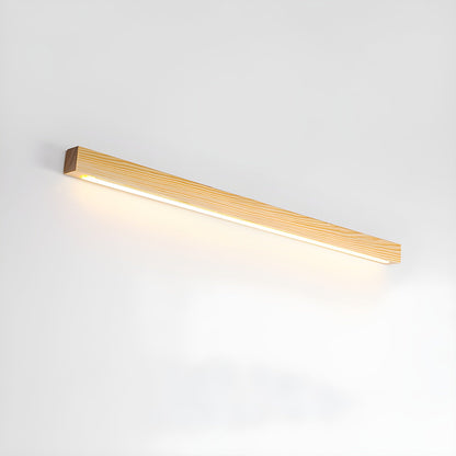 Wall Light Sconce | Dimmable LED Pine Wood Design for Hallways 14