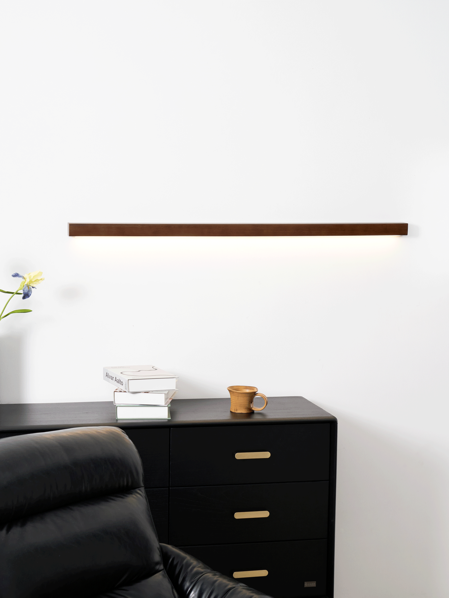 Wall Light Sconce | Dimmable LED Pine Wood Design for Hallways 6