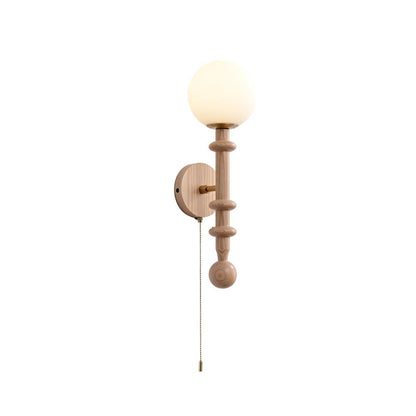 Wall Sconce Lighting Fixture | Elegant Metal and Wood Design 9