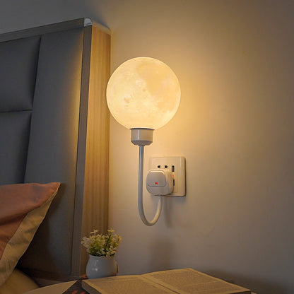 Wall Sconce Lighting | Contemporary Moon Design with Soft LED Glow 1