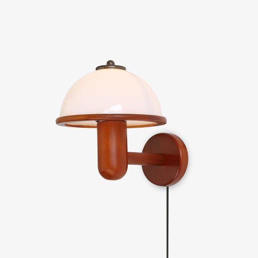 Wall Sconce Lighting | Elegant Oak Wood Finish with Soft Glow 1