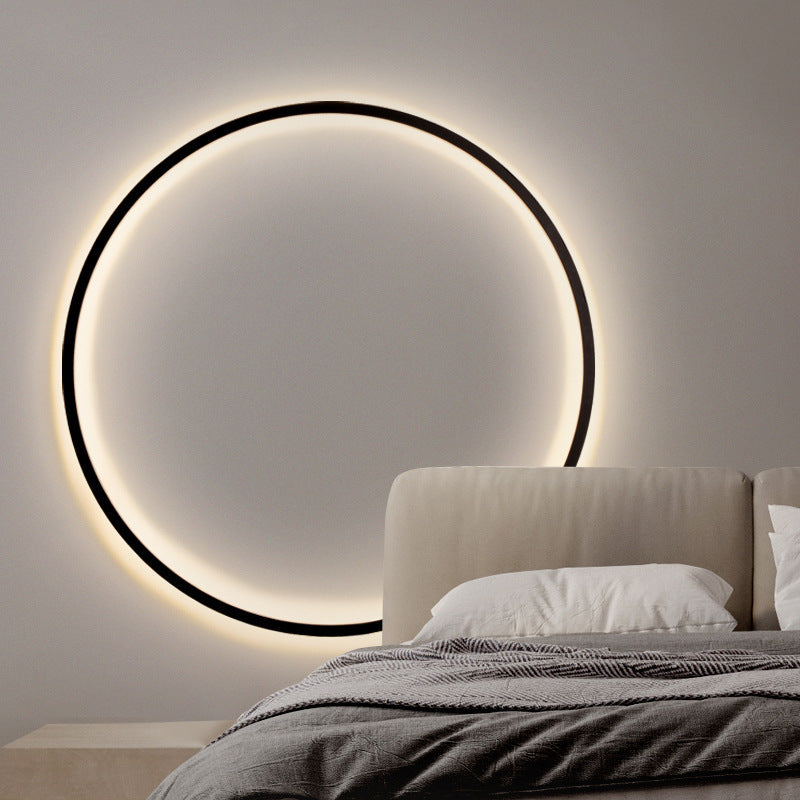 Wall Sconce Lighting | Minimalist Ring Design with Soft LED Glow 3