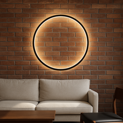 Wall Sconce Lighting | Minimalist Ring Design with Soft LED Glow 5