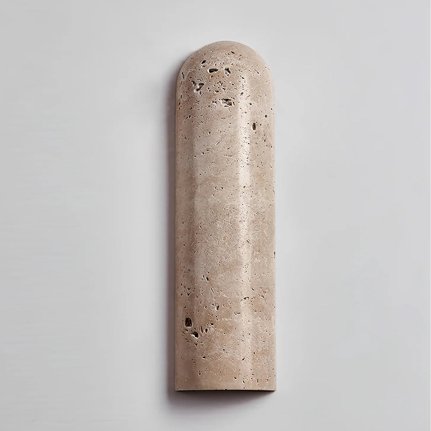 Wall Sconce | Natural Travertine with Soft Downlight for Modern Spaces 1