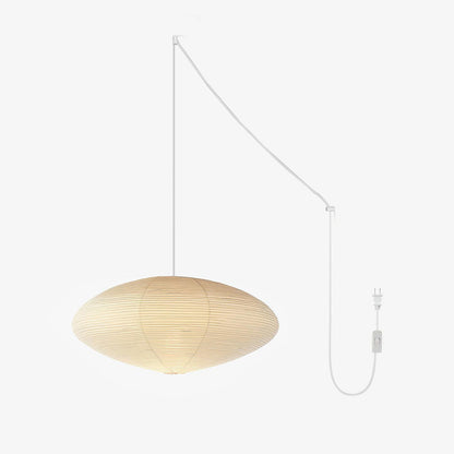 Washi Paper Pendant Light | Handcrafted Mulberry Shade for Cozy Ambiance 1