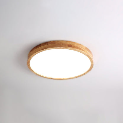 Wooden Geometric Ceiling Light | Adjustable LED with Modern Aesthetics 1
