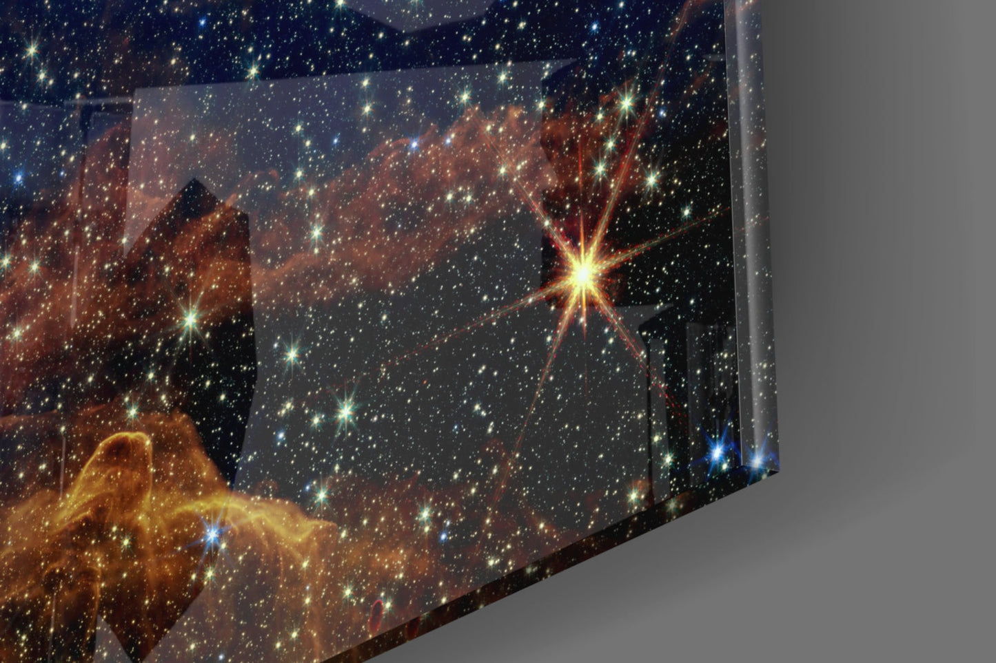 Space Glass Wall Art