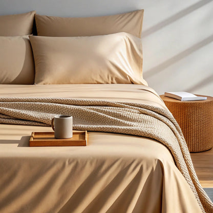 Copper-Infused Bamboo Sheets & Bedding for Cooling, Cleaner Sleep