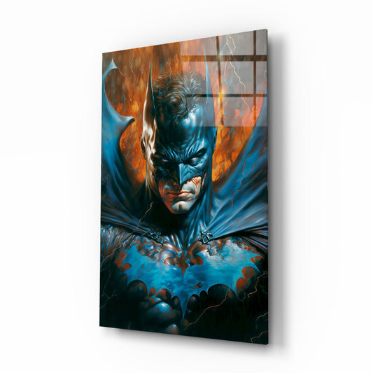 Bloody Batman Glass Wall Art  || Designer Collection